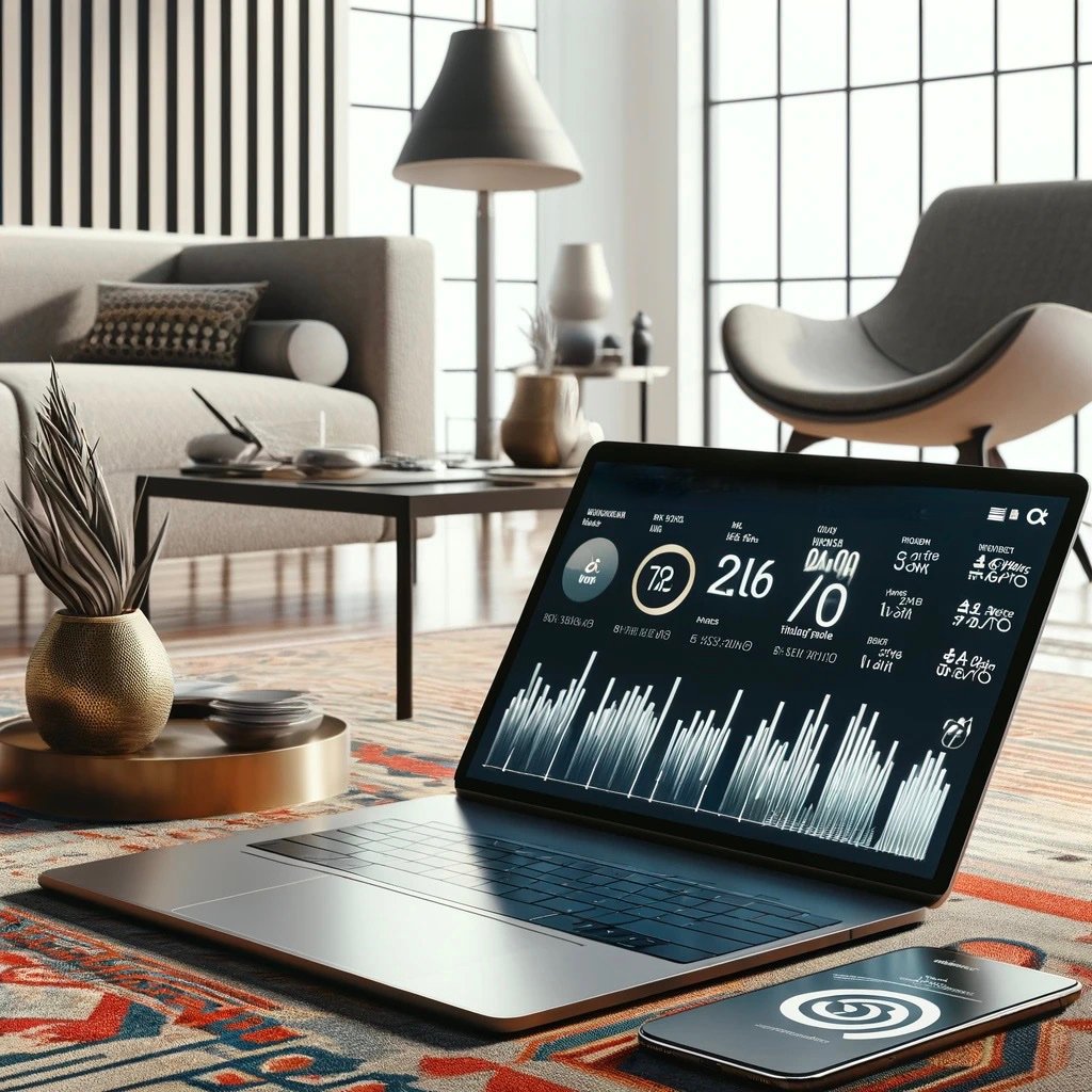Symbolising a concept of mobile money management and transaction charge awareness in a home office setting. 