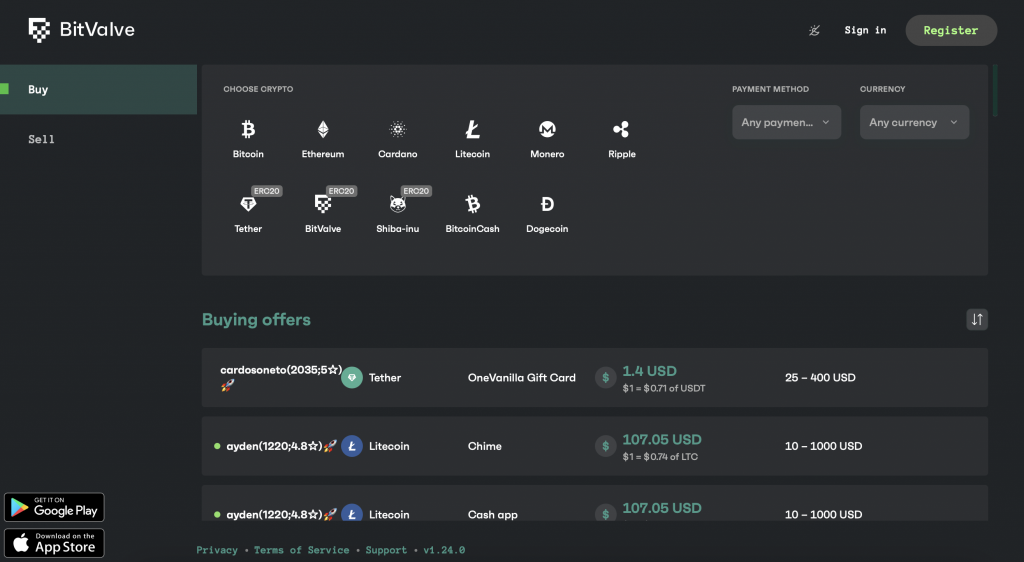 Buy Bitcoin P2P In India