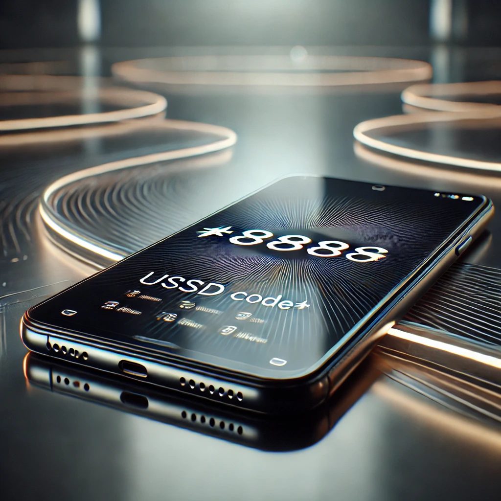 Illustrating a mobile phone while performing Telenor USSD Check Code.