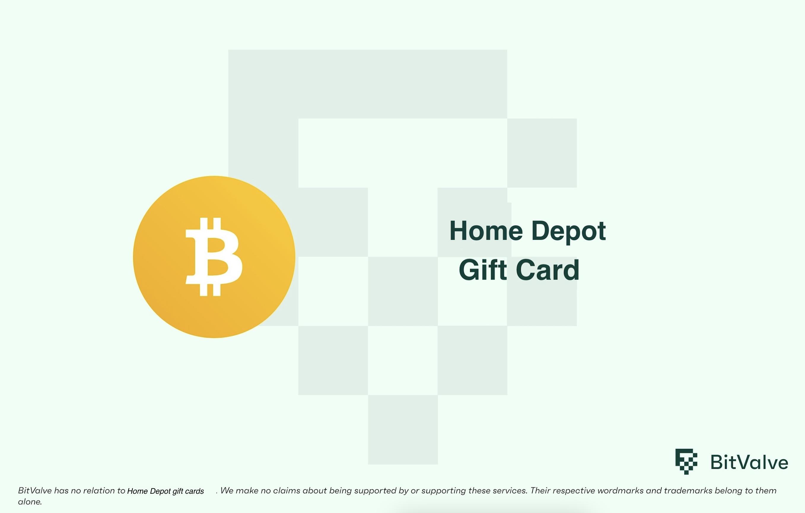 Buy Bitcoin with Home Depot Gift Card