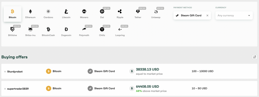 Buy bitcoin with Steam Gift Card | How to buy BTC with Steam Gift Cards |  BitValve